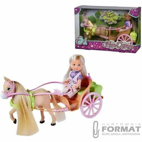 Lalka Simba Evi w bryczce [mm:] 120 (573-3649) 1