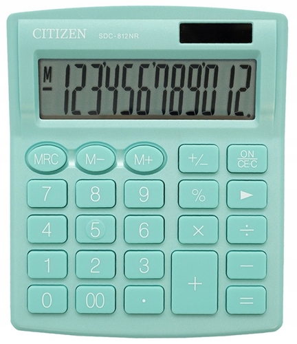 Kalkulator CITIZEN SDC-812NR 12-cyfrowy 127x105 1