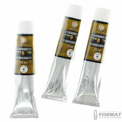 Farba olejna Artea kolor: biel cynkowa 75ml 1 kolor. 1