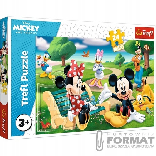 Puzzle 24el Maxi Myszka Miki w gronie przyjaciół 1 1