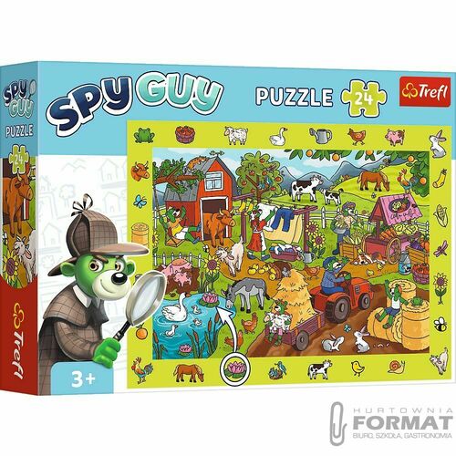Puzzle Trefl Rodzina Treflików Spy Guy 24 el. (15589) 1