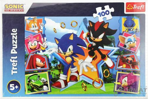 Puzzle 100el Poznaj Sonica / SEGA Sonic The Headge 1