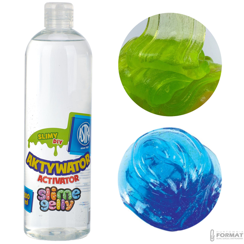 AKTYWATOR SLIME GELLY 500 ml ASTRA MEGA ZABAWA DLA DZIECI 1